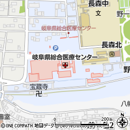 セブンイレブンＫＯＹＯ岐阜県総合医療センター店周辺の地図
