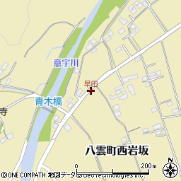 早田周辺の地図