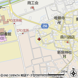 滋賀県長浜市難波町352周辺の地図