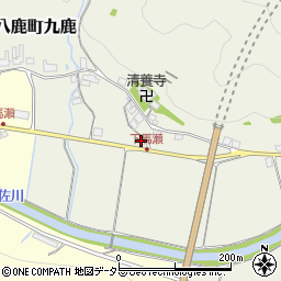 兵庫県養父市八鹿町九鹿1288周辺の地図