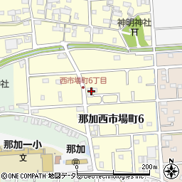岐阜県各務原市那加西市場町6丁目79周辺の地図
