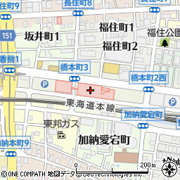 大垣共立銀行朝日大学病院 ＡＴＭ周辺の地図