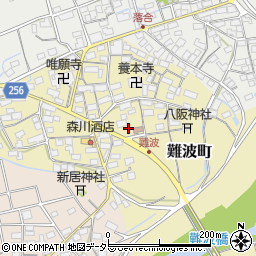 滋賀県長浜市難波町271周辺の地図
