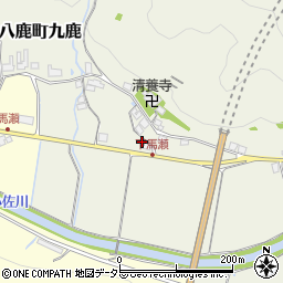 兵庫県養父市八鹿町九鹿1286周辺の地図