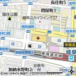 株式会社松栄堂楽器　ミューズタワー岐阜周辺の地図