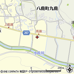 兵庫県養父市八鹿町小佐11周辺の地図