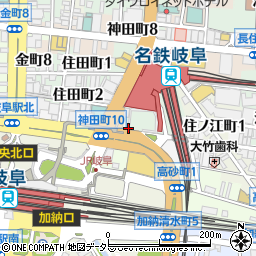 鈴の屋 岐阜イクト店周辺の地図