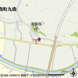 兵庫県養父市八鹿町九鹿1290周辺の地図