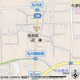 滋賀県高島市今津町弘川463周辺の地図