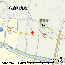 兵庫県養父市八鹿町九鹿1278-6周辺の地図