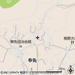 千葉県市原市奉免1302周辺の地図