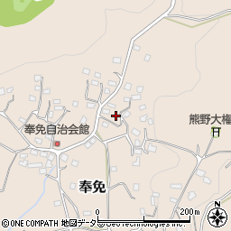 千葉県市原市奉免1301周辺の地図