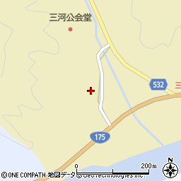 京都府福知山市大江町三河403周辺の地図