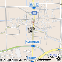 滋賀県高島市今津町弘川360周辺の地図