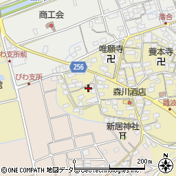 滋賀県長浜市難波町372周辺の地図
