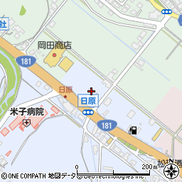 鳥取県米子市日原803周辺の地図