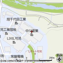 中川産業株式会社　可児工場周辺の地図