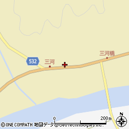 京都府福知山市大江町三河250周辺の地図