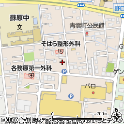 岐阜県各務原市蘇原青雲町周辺の地図