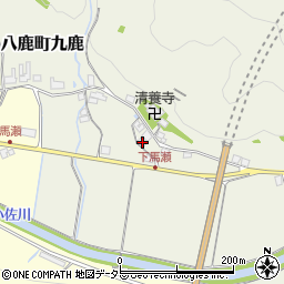 兵庫県養父市八鹿町九鹿1283周辺の地図