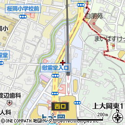 湘南ゼミナール　個別指導コース・上大岡周辺の地図