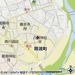 滋賀県長浜市難波町153周辺の地図
