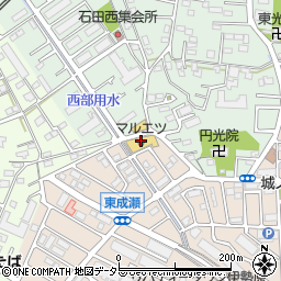 マルエツ愛甲石田店周辺の地図