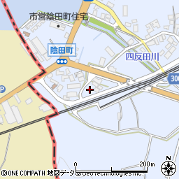 鳥取県米子市陰田町675-18周辺の地図