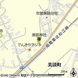 美談神社周辺の地図