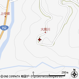 長野県飯田市上村中郷336周辺の地図