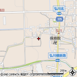 滋賀県高島市今津町弘川1400周辺の地図