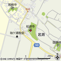 松源寺周辺の地図