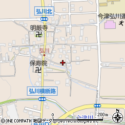 滋賀県高島市今津町弘川456周辺の地図