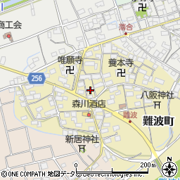 滋賀県長浜市難波町393周辺の地図