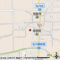 滋賀県高島市今津町弘川1411-7周辺の地図