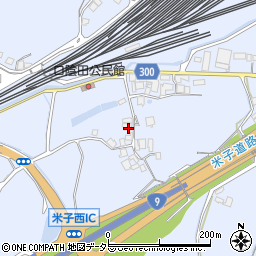 鳥取県米子市陰田町周辺の地図