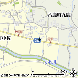 兵庫県養父市八鹿町小佐36周辺の地図