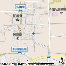 滋賀県高島市今津町弘川451周辺の地図