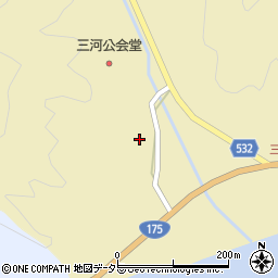 京都府福知山市大江町三河404-乙周辺の地図