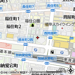 岐阜県岐阜市新栄町9周辺の地図