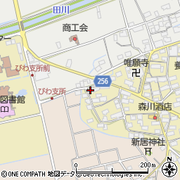 滋賀県長浜市難波町358周辺の地図