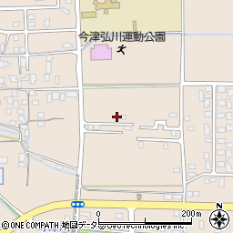 滋賀県高島市今津町弘川588-6周辺の地図