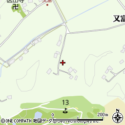 千葉県長生郡長南町又富周辺の地図