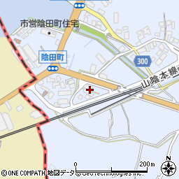 鳥取県米子市陰田町672周辺の地図