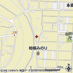 神奈川県海老名市本郷3328-5周辺の地図