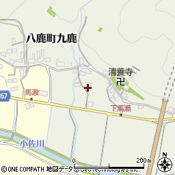 兵庫県養父市八鹿町九鹿1277周辺の地図