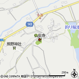 仏生寺周辺の地図