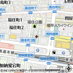 岐阜県岐阜市新栄町12周辺の地図