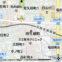 岐阜県岐阜市田生越町12周辺の地図