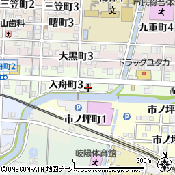 丸亀製麺 岐阜東店周辺の地図